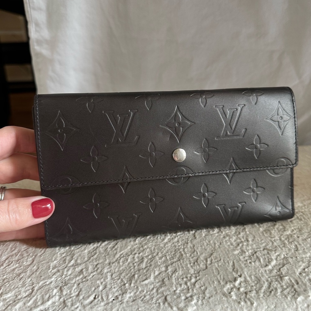 Louis Vuitton Dark Gray Monogram Wallet
